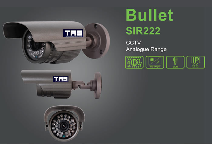 SIR 222 ANALOGUE BULLET CCTV CAMERA - security and access control products