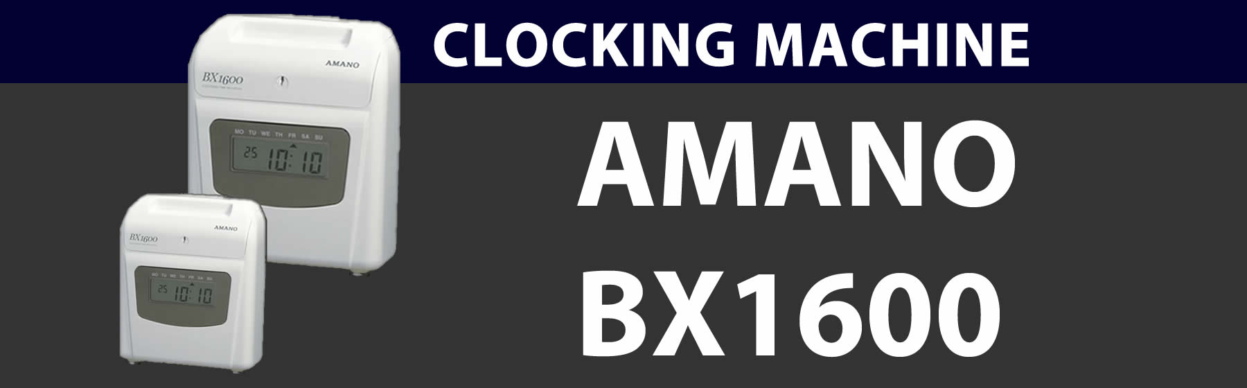 clocking-machine-AMANO BX 1600 Banner