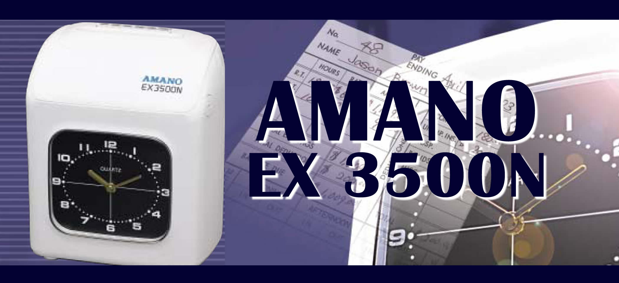 clocking-machine-AMANO EX 3500N Banner