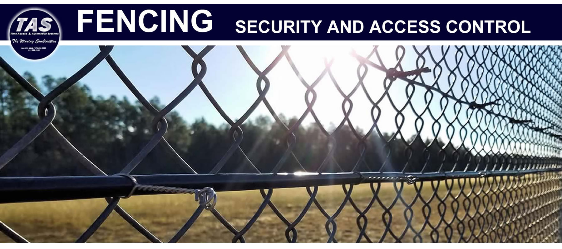 fencing security control banner