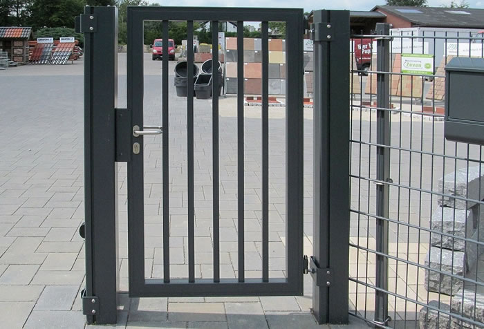 Residential Pedestrian Entrance Steel gates
