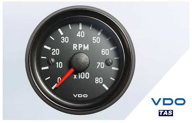 Temperature Gauges - Vision Black - Automotive Gauges - VDO - Gauges VDO  from Vehicle Controls