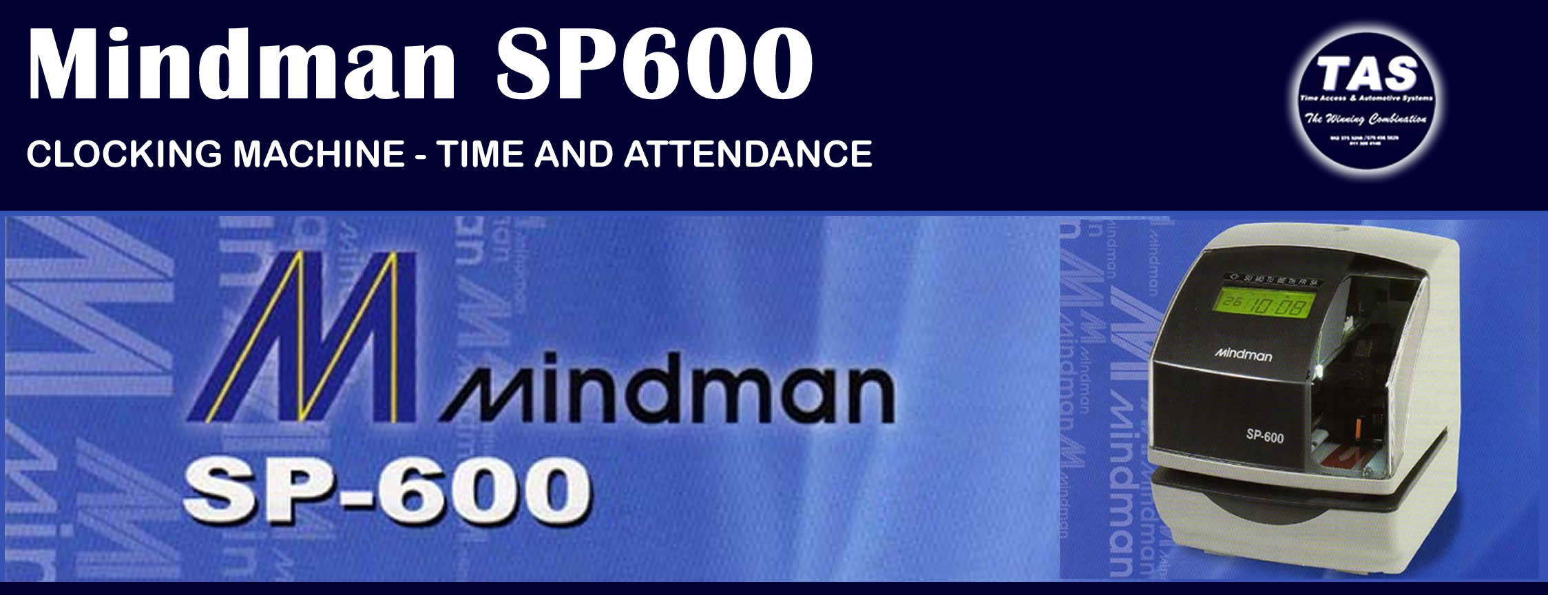 clocking-machine-mindman SP600 Banner